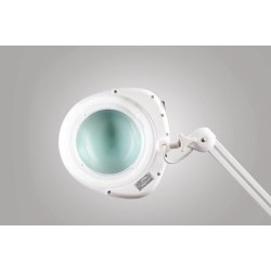 Luplampe 5D Fly p fod/til bord - 5 x forstrrelse med hvidt lys