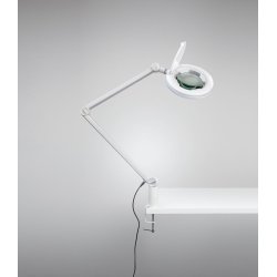 Luplampe 5D LED Air Touch til bordmontering - 5 x forstrrelse med LED lys