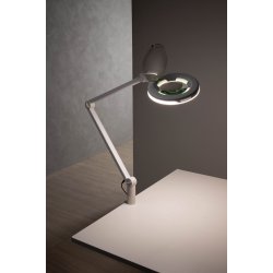 Luplampe 5D LED Air Touch til bordmontering - 5 x forstrrelse med LED lys
