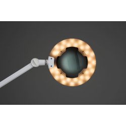 Luplampe 5D LED Air Touch til bordmontering - 5 x forstrrelse med LED lys