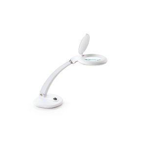 Luplampe 5D bordlampe - 5 x forstrrelse med LED lys