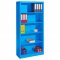 Bogreol med 4 justerbare hylder - 195 x 70 x 40 cm.