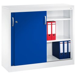 Arkivskab med skydelger og ls (Fs i flere farver) - 100 x 120 x 40 cm.