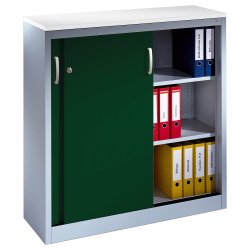 Arkivskab med skydelger og ls (Fs i flere farver) - 120 x 120 x 40 cm.