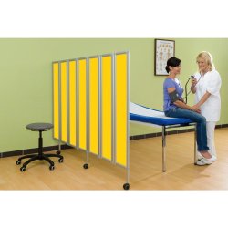 6-Fljet Foldevg til afskrmning - Vgmontage - 165x180 cm.