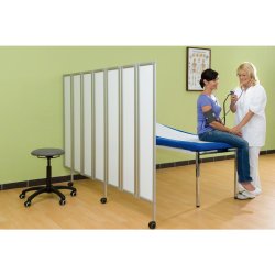 6-Fljet Foldevg til afskrmning - Vgmontage - 165x180 cm.