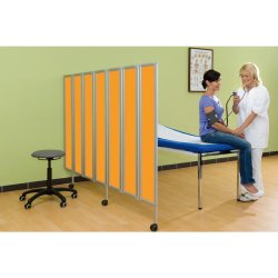 6-Fljet Foldevg til afskrmning - Vgmontage - 165x180 cm.