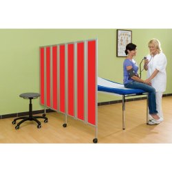 6-Fljet Foldevg til afskrmning - Vgmontage - 165x180 cm.