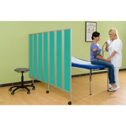 6-Fljet Foldevg til afskrmning - Vgmontage - 165x180 cm.