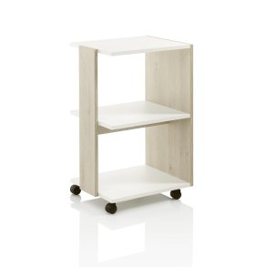 Trolly Natural Spa Rullebord med hylder - Neutral