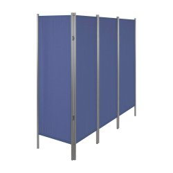 4-Fljet Foldevg til afskrmning - 165x204 cm.