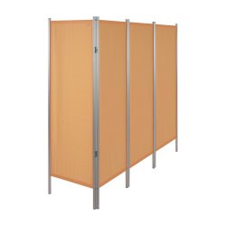 4-Fljet Foldevg til afskrmning - 165x204 cm.