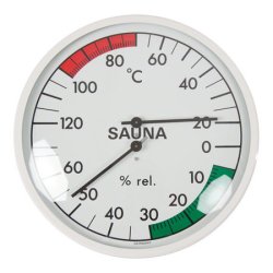 Sauna Klimamler med termometer og hygrometer