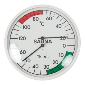 Sauna Klimamler med termometer og hygrometer