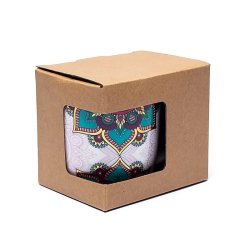 Test med krus og si - Turkis Mandala