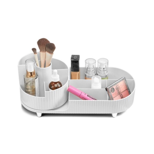 Gillian Jones Kosmetik Bord-organizer med drejefunktion - Hvid