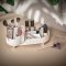 Gillian Jones Kosmetik Bord-organizer med drejefunktion - Hvid
