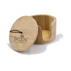 Skoon Bambuskrukke til genanvendelige bomuldsrundeller - 90g