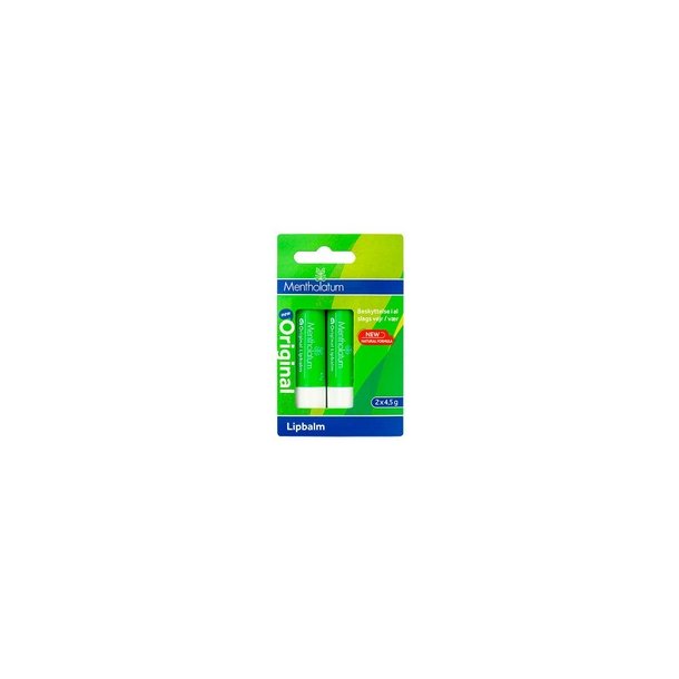 Mentholatum L�bepomade Original 2x4,5 g. 