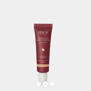 IDUN Hydrasoft Mineral Foundation Svea Medium Warm 256 - 30 ml.