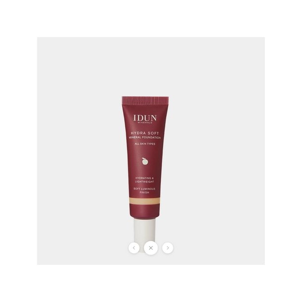 IDUN Hydrasoft Mineral Foundation Svea Medium Warm 256 - 30 ml.