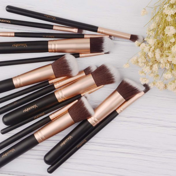 Yuwaku Penselst med 14 pensler til make-up