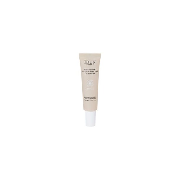 IDUN Minerals Moisturizing Mineral Skin Tint Light Neutral Djurgrden, Vegansk - 27 ml.