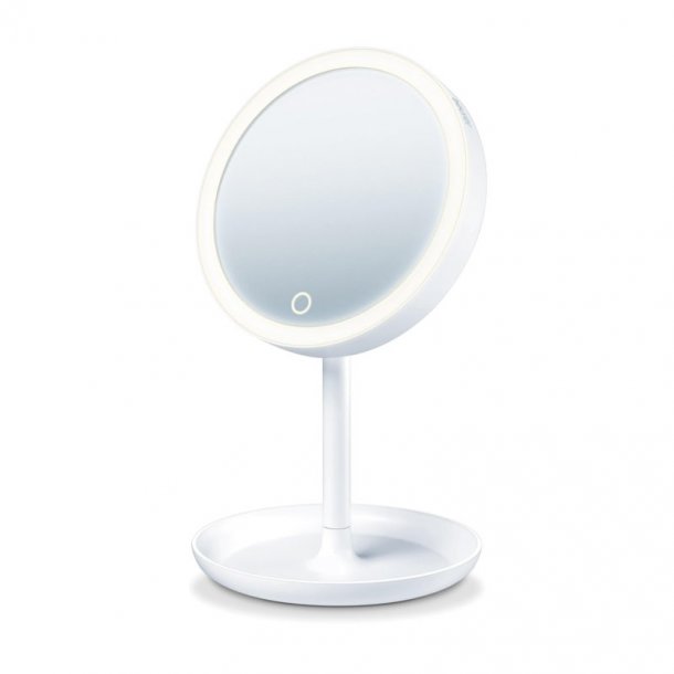 svært Vag kig ind Beurer BS 45 Make-up spejl på fod med lys og 5 x forstørrelse | God kvalitet