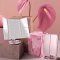 EaseHold 3-fljet Make-up spejl i Rosa med 1, 2 og 3 x forstrrelse