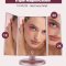 EaseHold 3-fljet Make-up spejl i Rosa med 1, 2 og 3 x forstrrelse