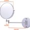 Kosmetikspejl til v�g m. 7 gange forst�rrelse - � 20 cm.