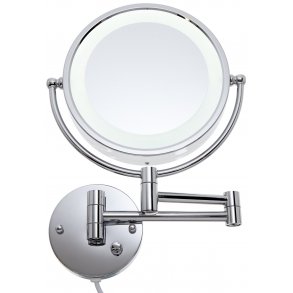 folkeafstemning linse tunnel Loywe Kosmetikspejl til væg m. 10 gange forstørrelse | spejl | make up | lys