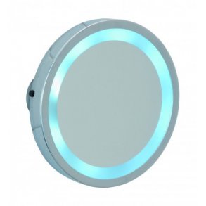 WENKO kosmetikspejl med LED belysning og 3 x naturlig forstrrelse-sugekopper