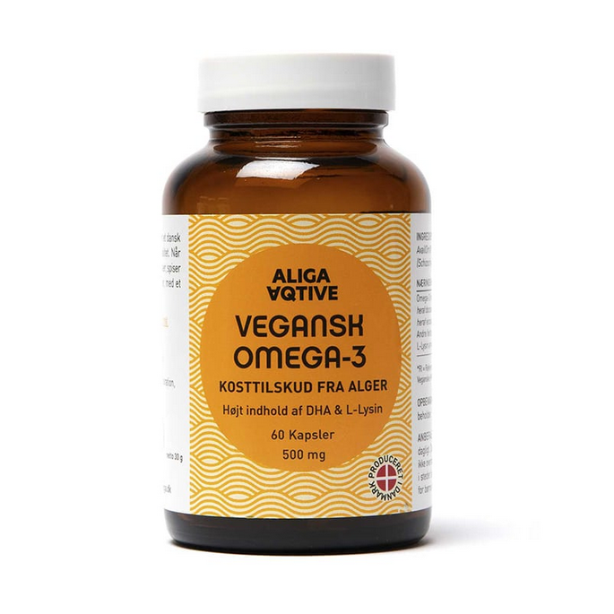 Aliga Aqtive Vegansk Omega3 60 kps. Vegansk Omega3