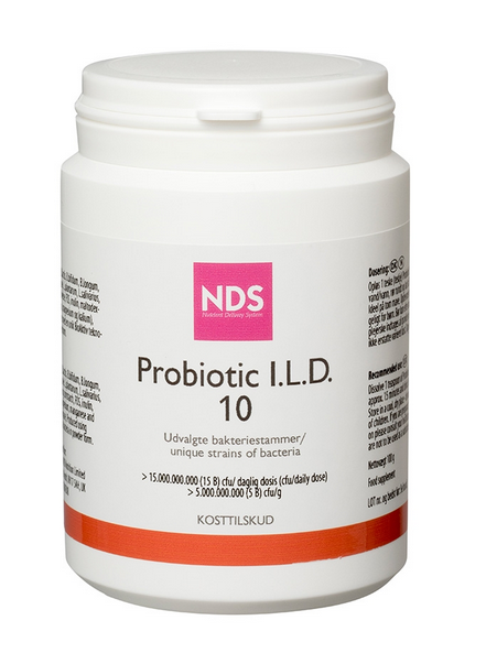 NDS Probiotic I.L.D. 10 Med Probiotica, Gode Tarmbakterier.