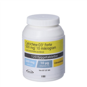 Calcichew-D3 Forte 500 mg+10 m - 120 stk.