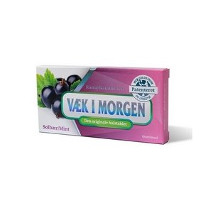 Væk i morgen halstablet m. solbær & mint - 20 tabletter 