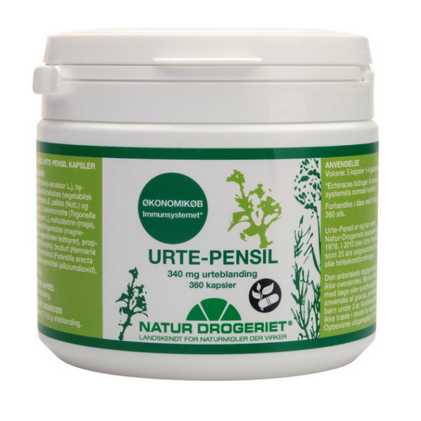 Natur-Drogeriet Urte-Pensil 340 mg. - 360 kapsler