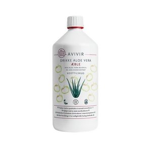 Avivir Aloe Vera Drik 94 % - Med æblesmag - 1000 ml.