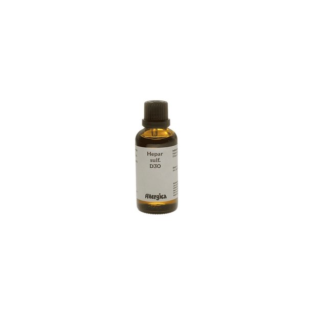 Allergica Hepar Sulfuris D30 - 50 ml.