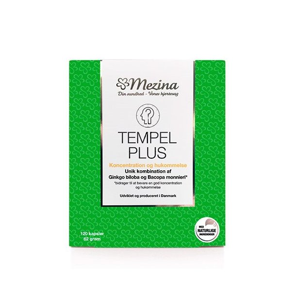 Mezina Tempel Plus - 120 kapsler