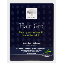 New Nordic Hair Gro - 60 kapsler
