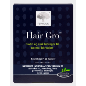 New Nordic Hair Gro - 60 kapsler