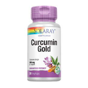 Solaray Curcumin Gold - 30 kapsler