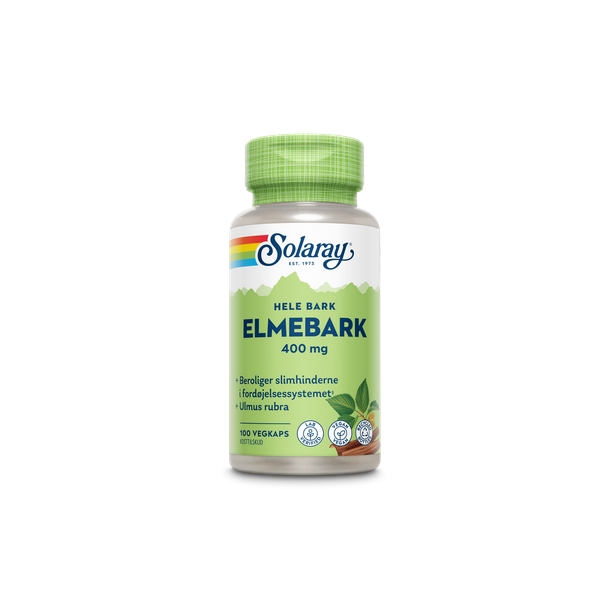 Solaray Elmebark - 100 veganske kapsler