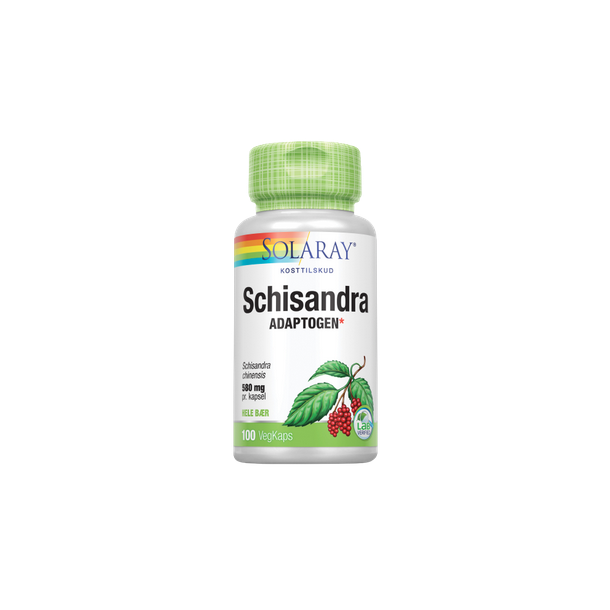 Solaray Schizandra 580mg - 100 kapsler