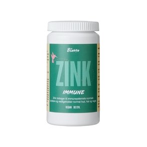 Biorto Zink Immune - 90 kapsler - vegansk