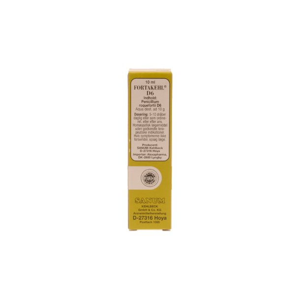 Fortakehl D6 drber - 10 ml