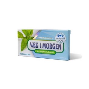 Væk i morgen halstablet m. pebermynte - 20 tabletter 