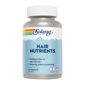 Solaray Hair Nutrients - 60 Vegetabilske kapsler